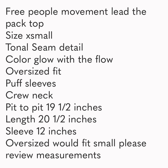 Free People FP Movement Lead The Pack Top - Picture 5 of 10